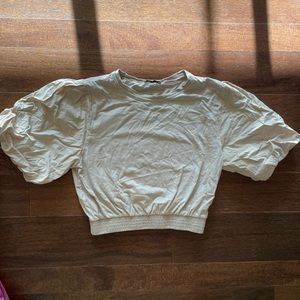 Zara bubble Sleeve Top